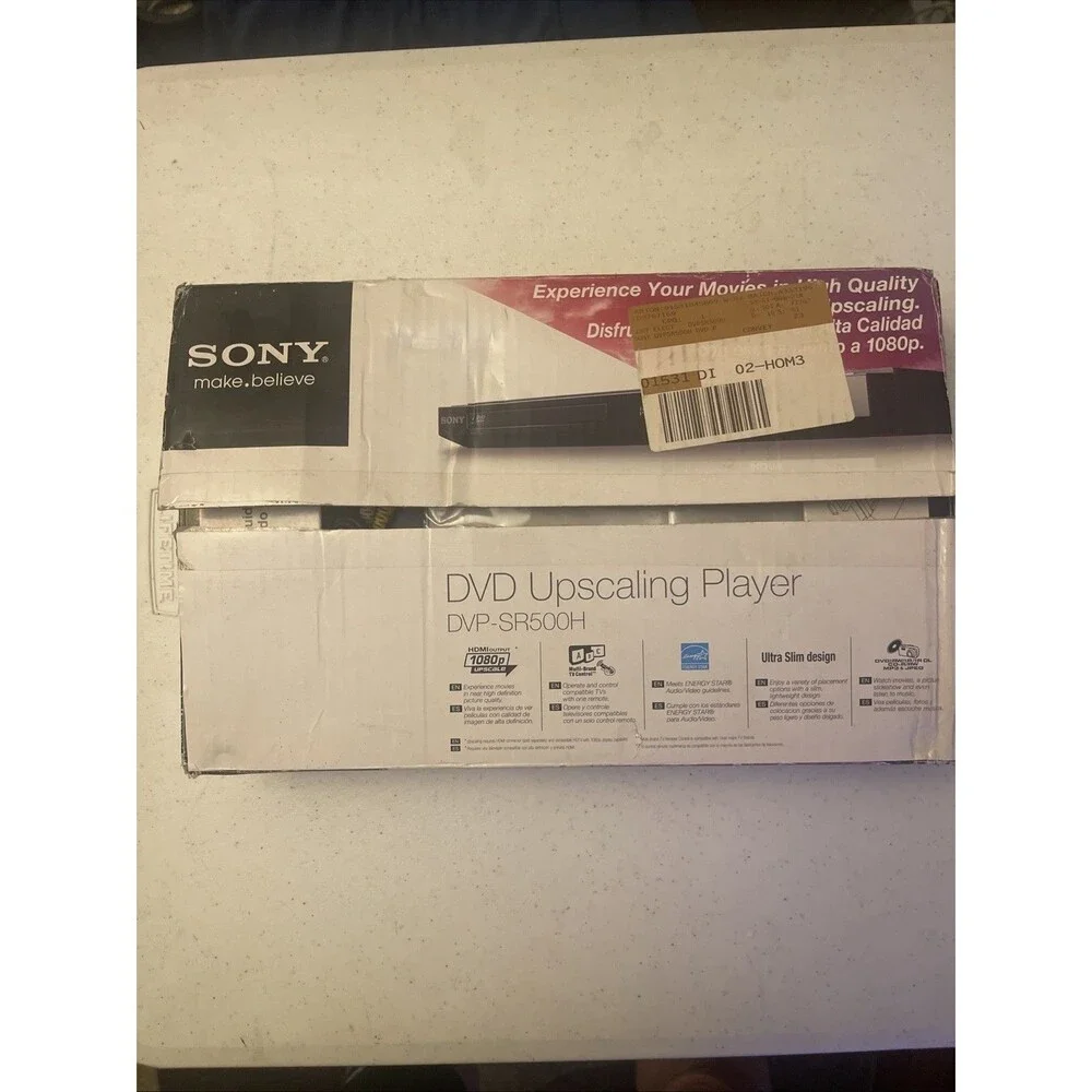 Sony DVP-SR500H CD/DVD Player Dolby Digital DTS 1080p HDMI Upscaling Working!